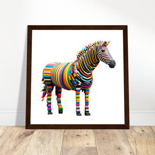 Block Zebra Artwork - Print Room Ltd  