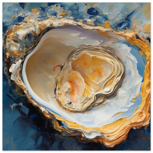 Pearl Elegance Sea Artwork #2 - Print Room Ltd No Frame Selected 70x70 cm / 28x28"