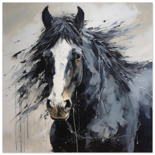 Horse Elegance Print #38 - Print Room Ltd No Frame Selected 70x70 cm / 28x28"