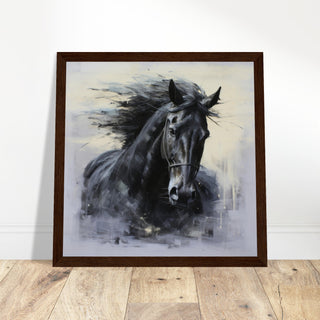 Horse Grace Art #05 - Print Room Ltd No Frame Selected 50x50 cm / 20x20"