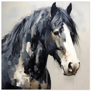 Horse Artwork - Equine Elegance No Frame Selected 70x70 cm / 28x28"