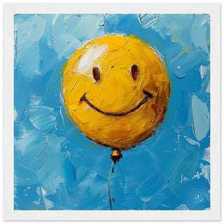 Smiley Framed art print for childrens bedroom | by Print Room Ltd