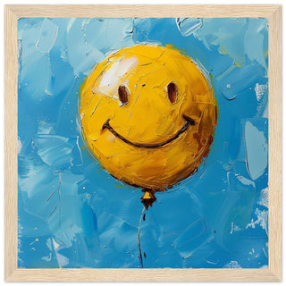 Smiley Framed art print for childrens bedroom | by Print Room Ltd