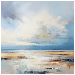 Norfolk Beach Art - Print Room Ltd No Frame Selected 70x70 cm / 28x28"
