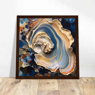 Pearl Artwork #4 - Print Room Ltd Black frame 30x30 cm / 12x12"