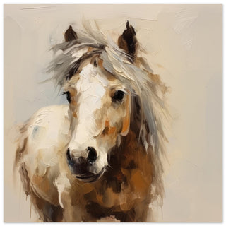 Horse Elegance #30 - Print Room Ltd No Frame Selected 70x70 cm / 28x28"