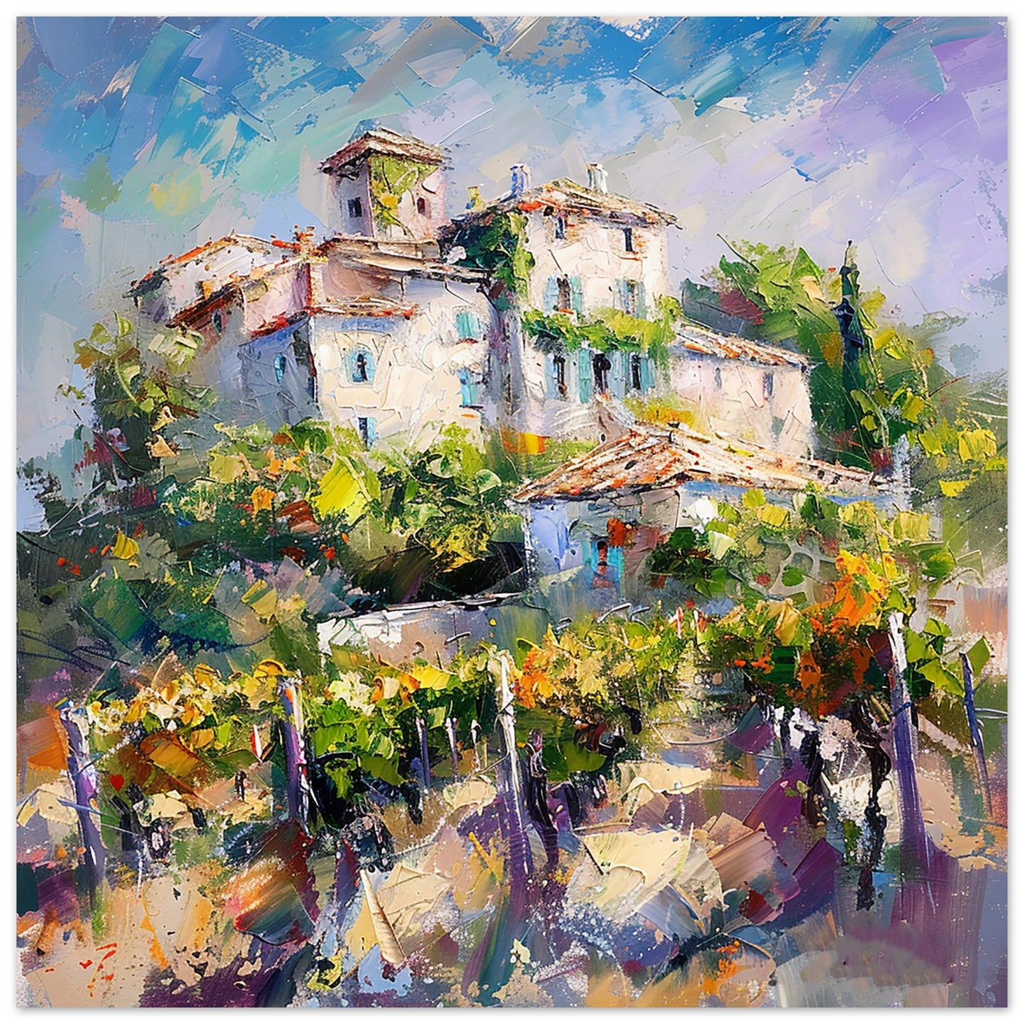 French Chateau Charm artwork print | By Print Room Ltd