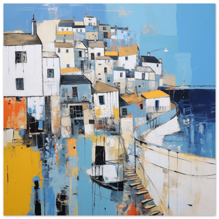 St Ives Elegant Artwork - Print Room Ltd No frame 30x30 cm / 12x12"