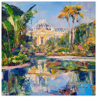 Abstract Kew Gardens in Summer Art Print