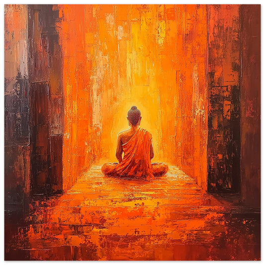 Abstract Tranquil Buddha Art Print