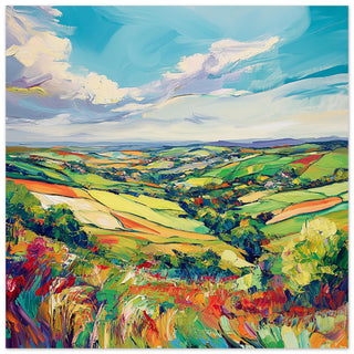 Ballymena Countryside in Full Colour Art Print