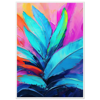 Botanical Dreamscape Art Print White Frame