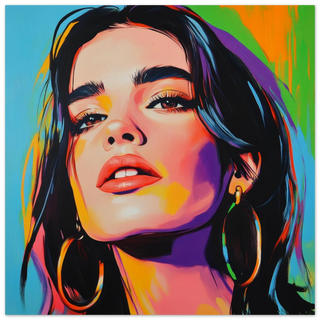 Dua Lipa Pop Art Print