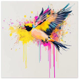 Dynamic Abstract Bird In Flight Art Print