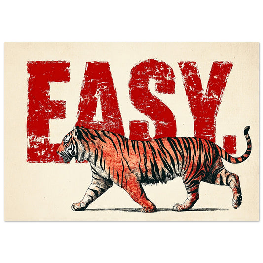 Easy Tiger Art Print