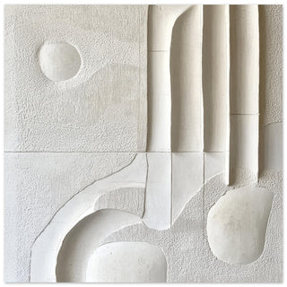 Echoes in Ivory Art Print