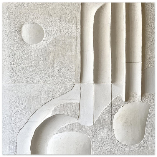 Echoes in Ivory Art Print