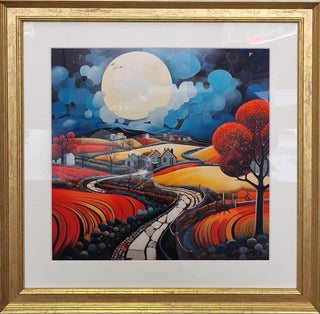 Gold Frame artwork print