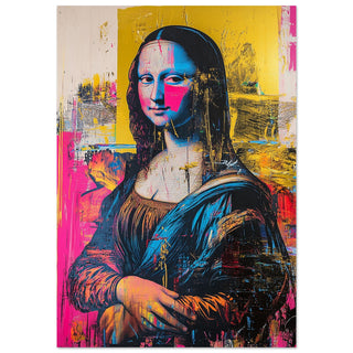 Mona Lisa Modern large framed artwork print