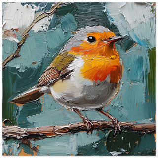 Robin - A Burst of Nature's Charm Art Print