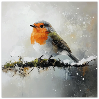 Robin in the Snow | By Print Room Ltd