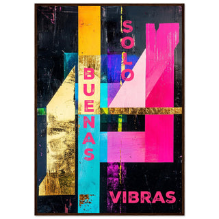 Large Framed art print Good Vibes Only