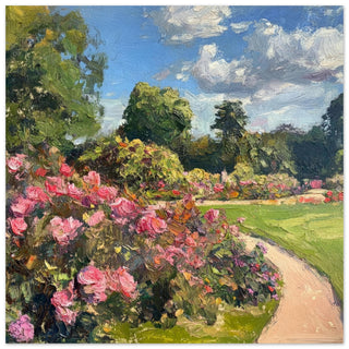 Summer Blooms in Greenwich Park Art Print
