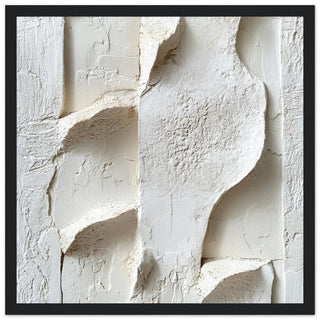 Whispers of Texture Art Print Black Frame