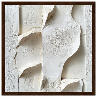 Whispers of Texture Art Print Dark Wood Frame