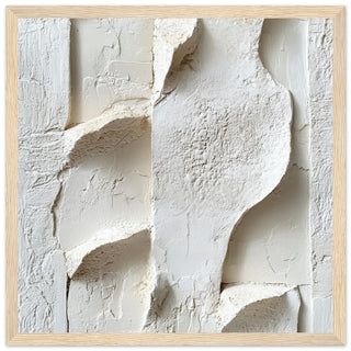 Whispers of Texture Art Print Light Wood Frame