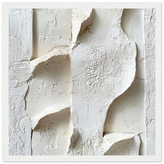 Whispers of Texture Art Print White Frame
