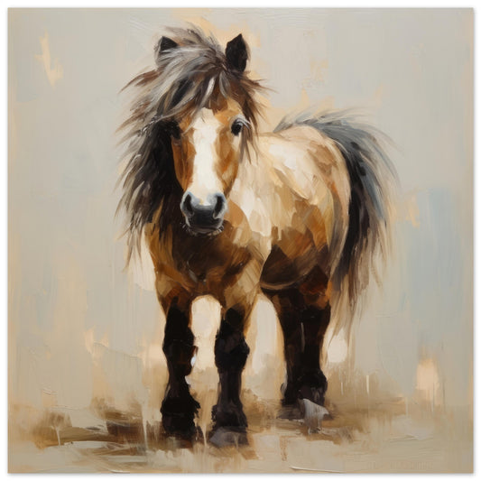 Equine Art #08 - Print Room Ltd No Frame Selected 70x70 cm / 28x28"