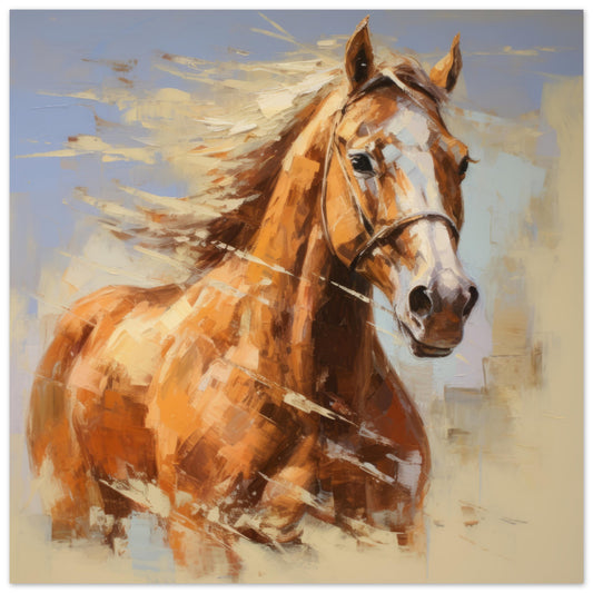 Equine Beauty #06 - Print Room Ltd No Frame Selected 70x70 cm / 28x28"