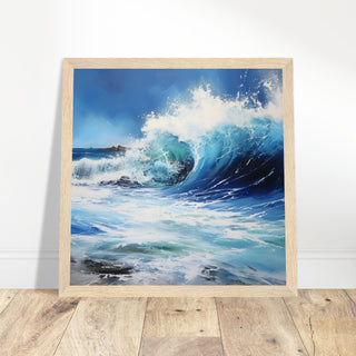 Ocean Art Print - Print Room Ltd Wood frame 50x50 cm / 20x20"