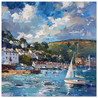 Salcombe Estuary Elegance: Artwork print | By Print Room Ltd