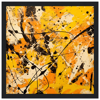 Pollock Abstract #43 - Art Print - 50x50 cm / 20x20"