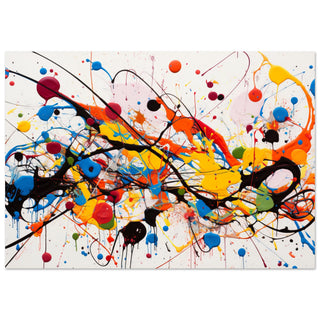 Abstract Art #03 - Inspired by Pollock No frame 30x40 cm / 12x16"