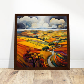 British Autumn Abstract Art - Print Room Ltd  