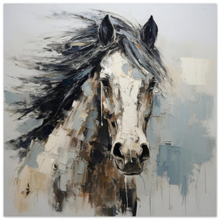 Equine artwork #23 - Print Room Ltd No Frame Selected 70x70 cm / 28x28"