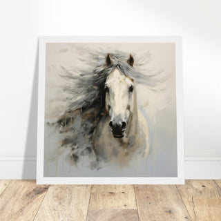 Horse Majesty #18 - Print Room Ltd Black frame 70x70 cm / 28x28"