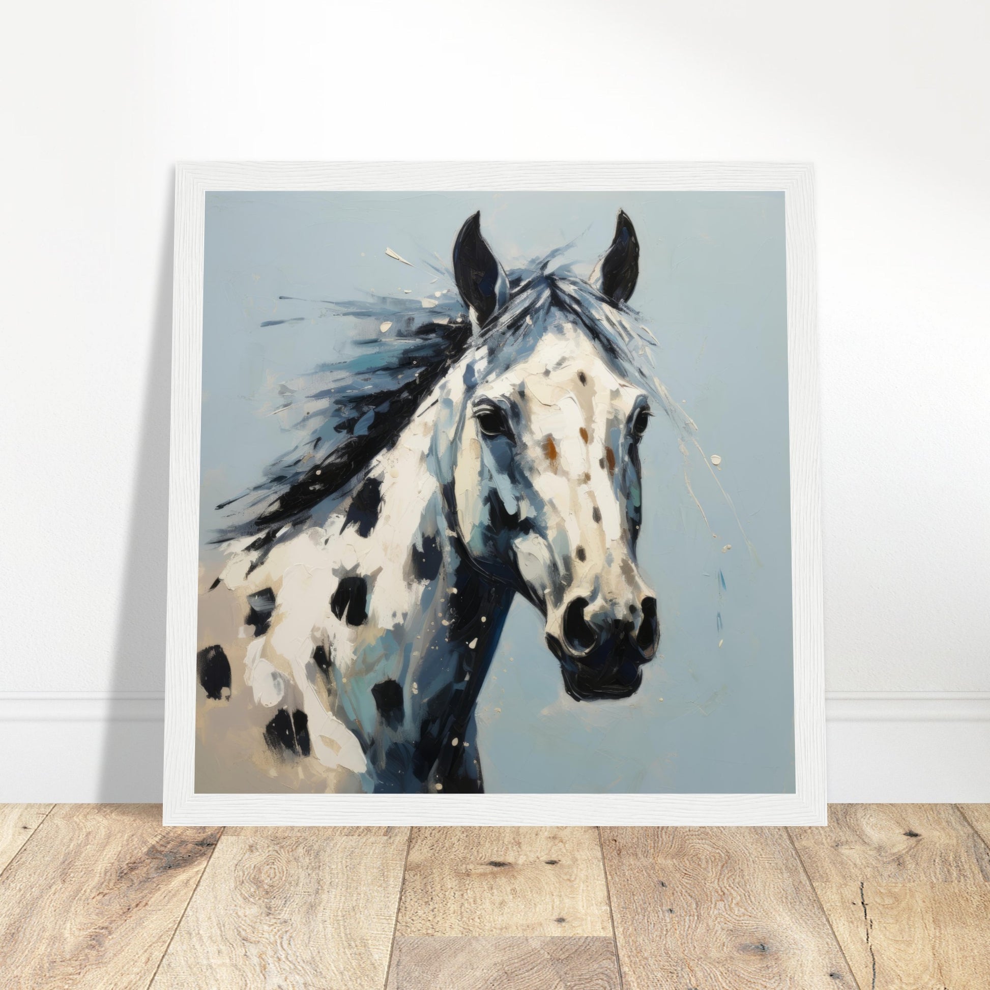 Equine Beauty #19 - Print Room Ltd White frame 30x30 cm / 12x12"