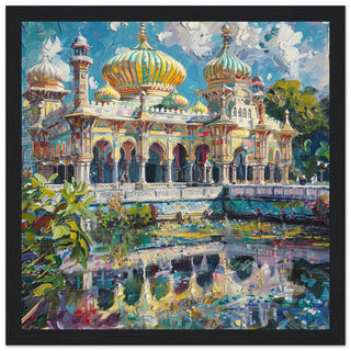Royal Pavilion Brighton: Oriental Splendour black framed art print | By Print Room Ltd