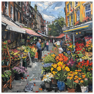 Vibrancy of Columbia Road Flower Market | By Print Room Ltd