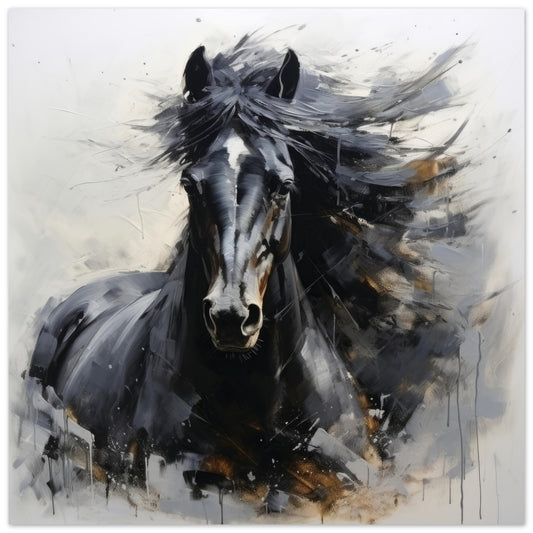 Equine Art #29 - Print Room Ltd No Frame Selected 70x70 cm / 28x28"