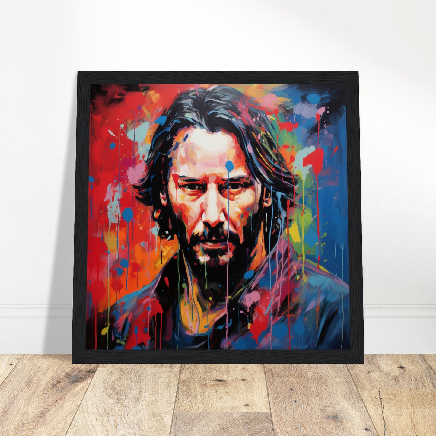 Keanu Reeves Pop Art - Print Room Ltd No Frame Selected 50x50 cm / 20x20"